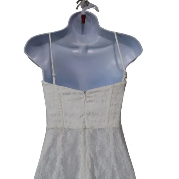 Lulus A Vow to Love White Lace Bustier Trumpet Maxi Dress - Picture 8 of 10